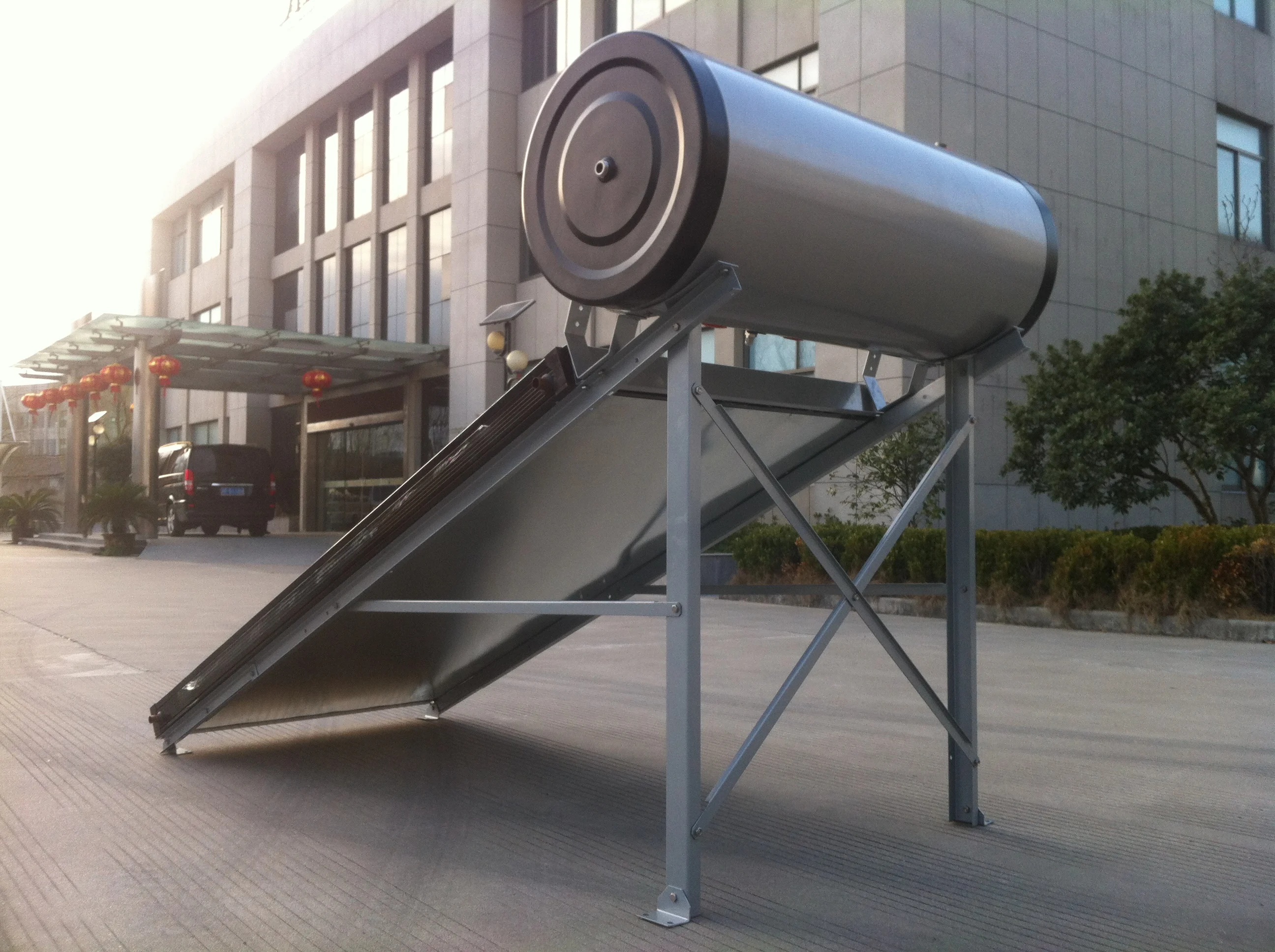 Handa solar energy collector 150 liters pressure flat-plate solar heater system for bathroom