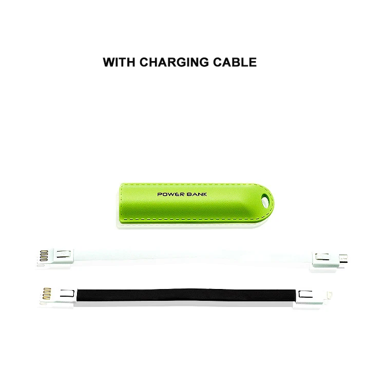 Custom Promotional Gifts Portable Charger Key Chain Mobile Mini PowerBank 2000mAh Phone Power Bank