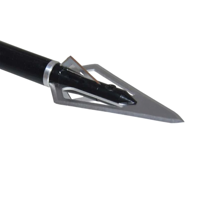 Hi Top Cabecas Largas Silver 6.5G/100gr Archery Field Points Arrow Point Mechanical Broadhead Fixed 2 Blade