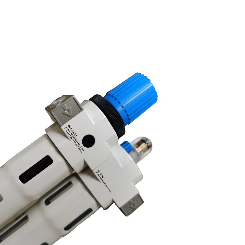 
OU Series Pneumatic Air Filter Regulator Lubricator Combination FRL Pneumatic Air Filter Combination 