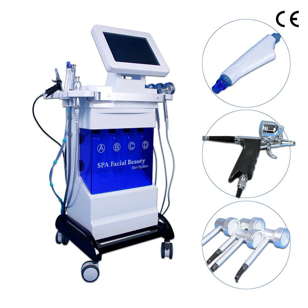 Аппарат для очистки кислорода, струйная очистка кислородом, оборудование для очистки лица, гидроалмазная дермабразия, косметический аппарат