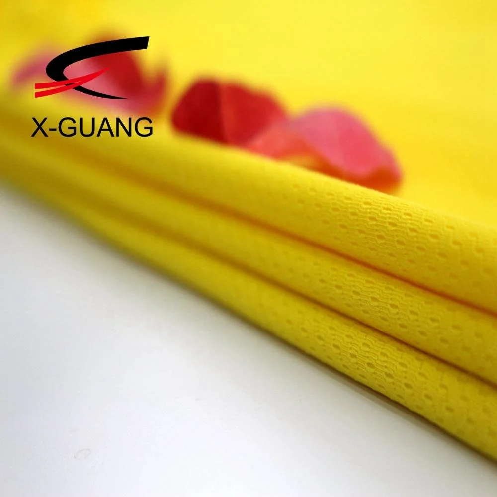 Hot Sale Dry Fit Hexagon Mesh Fabric For Sportswear T shirt