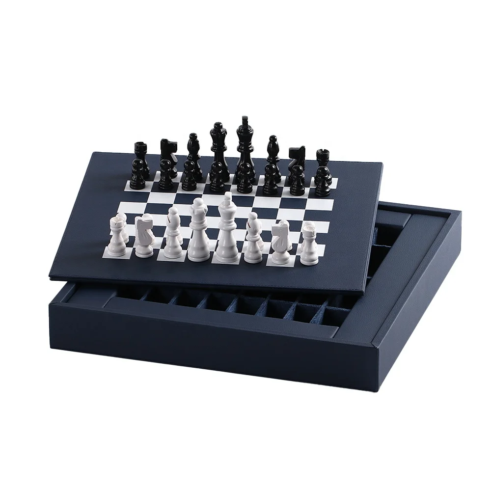 Highly Recommended Chess Board Game Durable Customizable Hand Made Luxury Board Games Chess For Children