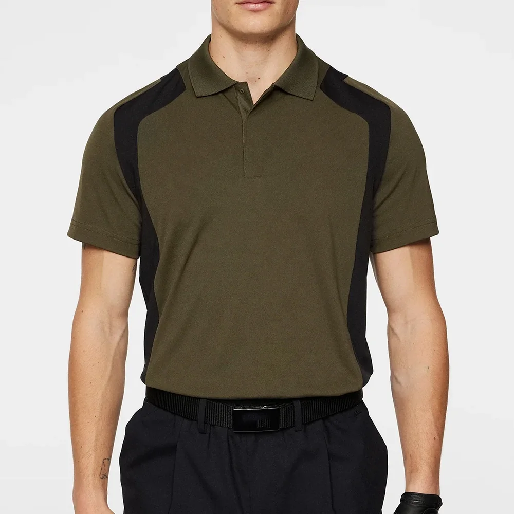 Custom Logo High Quality Fashion Casual Knitting Machine Polo Collar Athletic Short Sleeve Golf T Shirt