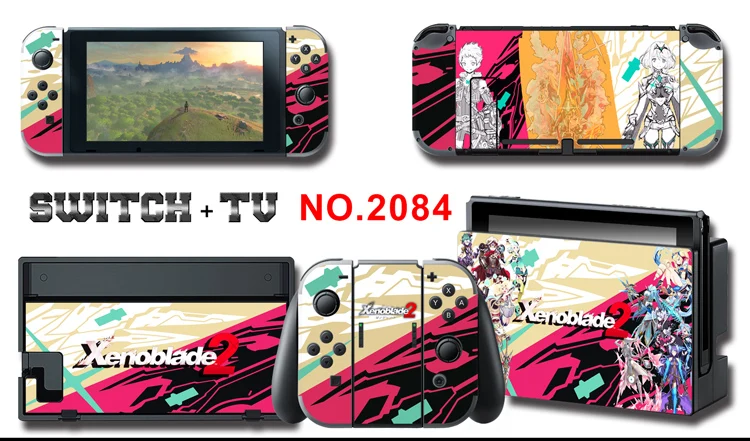 Высококачественная профессиональная наклейка на кожу Xenoblade chronles 2 для Nintendo Switch