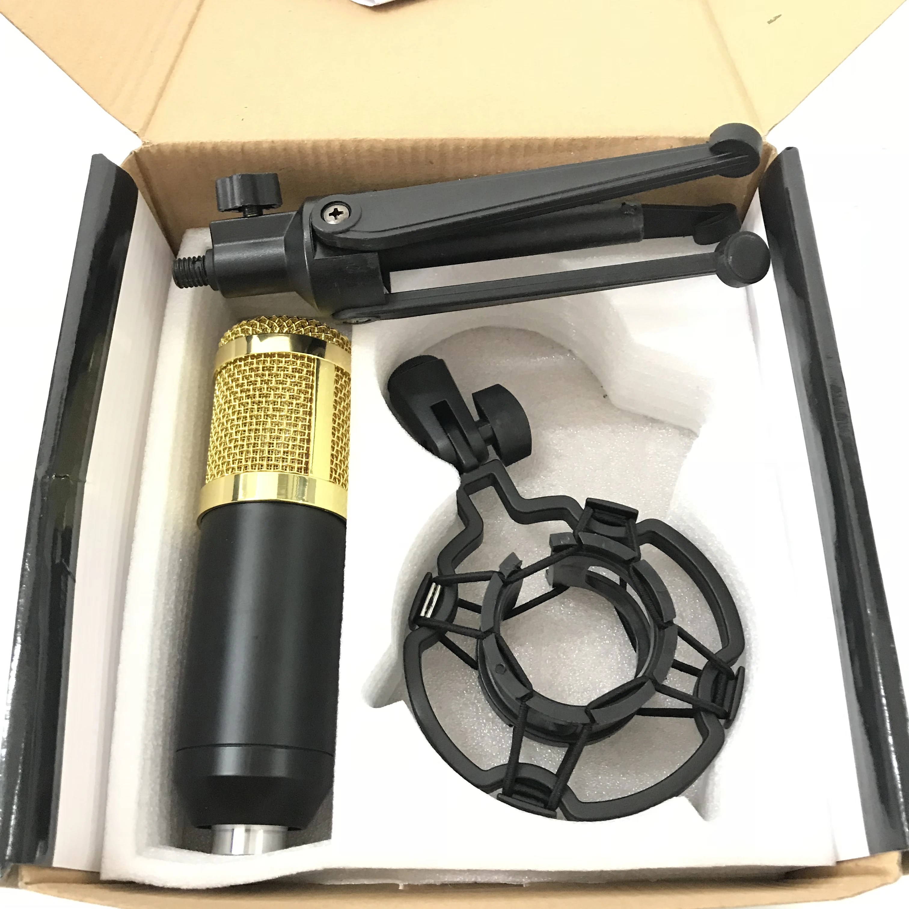 BM 800 конденсаторный микрофон профессиональный 3 5 мм jack проводной компьютера BM-800 опорное освещения для студийной