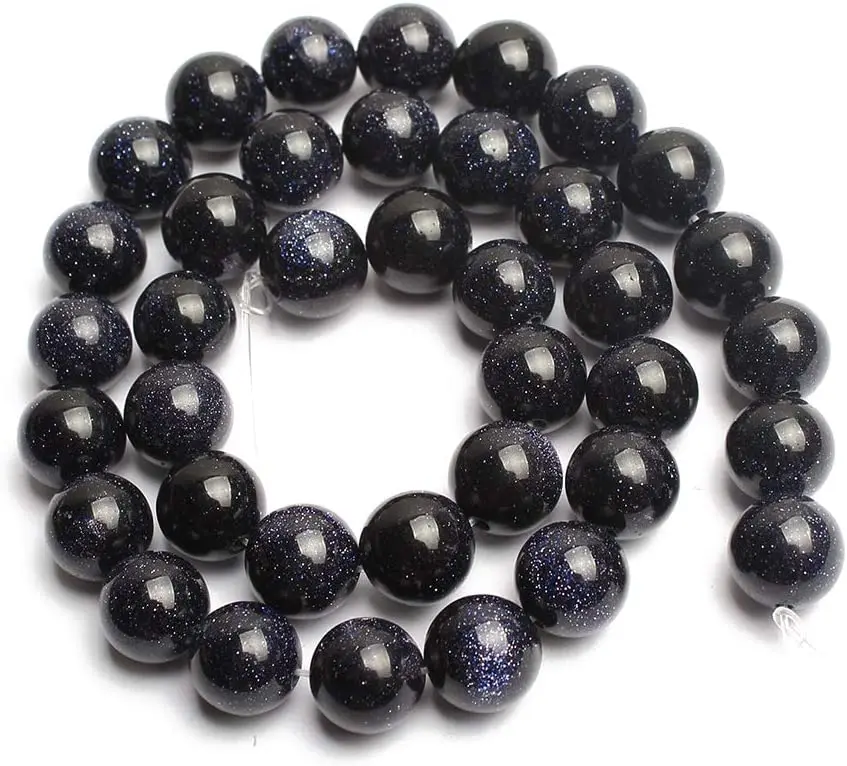 Loose Red Goldstone Round Beads for Jewelry Making Gemstone Beaded Necklace  3/4/6/8/10/12/14MM Polished Crystal Stone