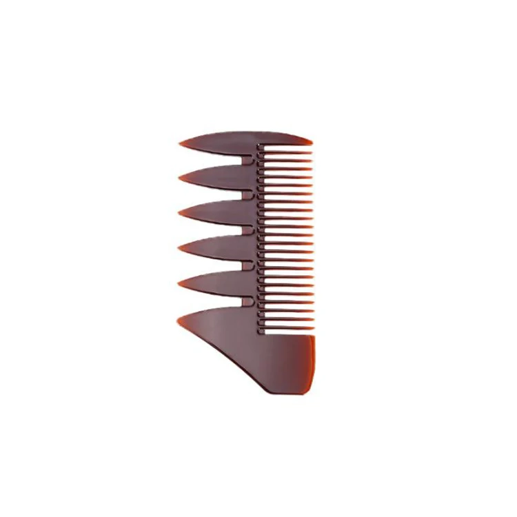 cheap soft silicone binding combs small plastic curve wide tooth comb for hair