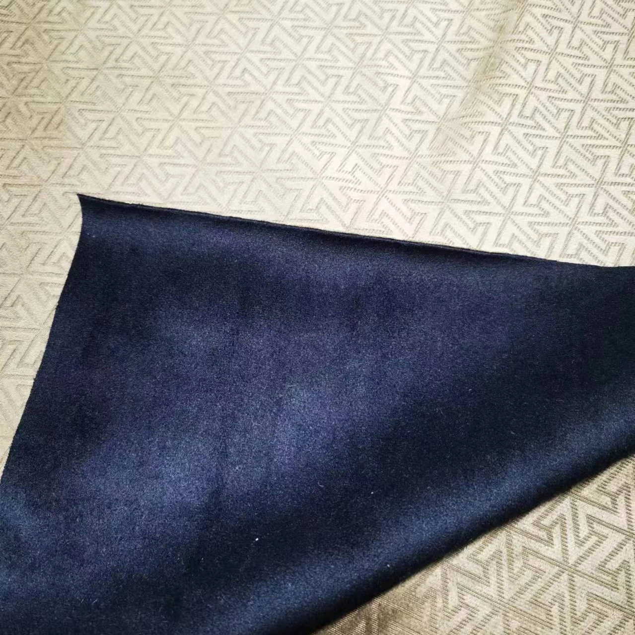 burnout velvet or corduroy velvet face with super soft velvet compound fabric for cloth