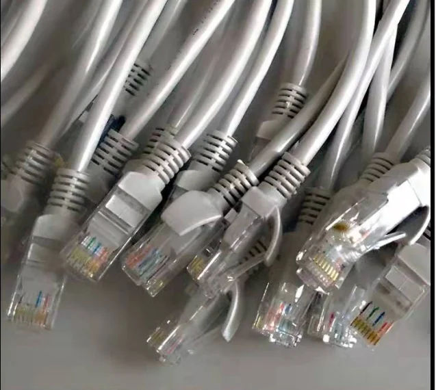 Напрямую с фабрики плоский Cat6 RJ45 1080P 4K 8K патч-корд Ethernet сетевой кабель 2 м UTP FTP