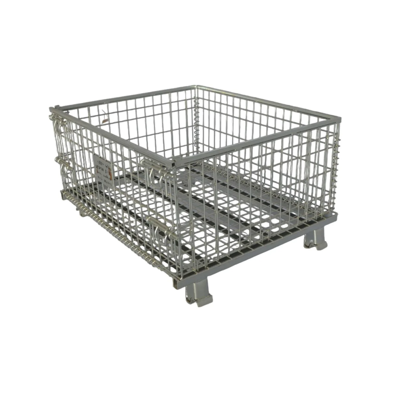 BHK44  Estackable Industrial Goods Logistic Wire Mesh Roll Cage Trolley Cart with low price