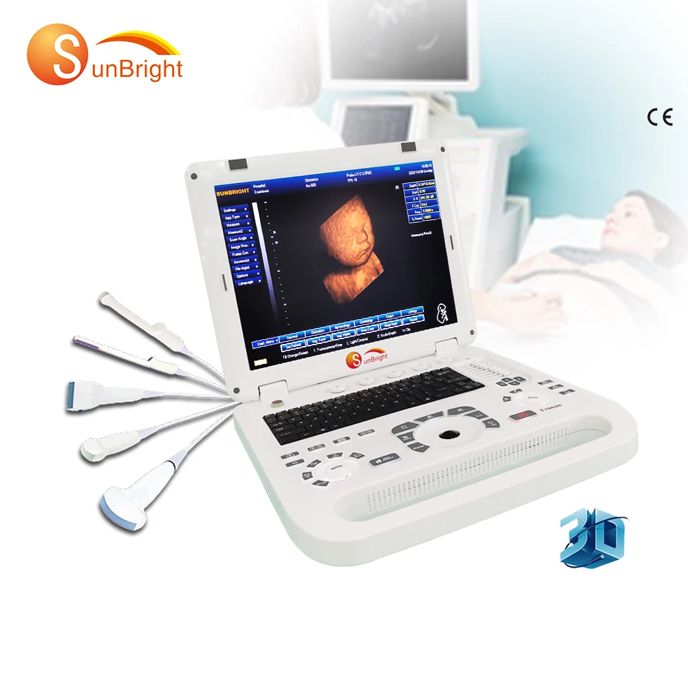 SUN-800D4 portable sunbright brand medical human pregnancy 3D ultrasound