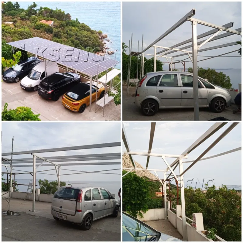Top Selling Products New Modern Carport Designs Solar Carport Structure Solar Mounting Support Pv Brackets for Carport