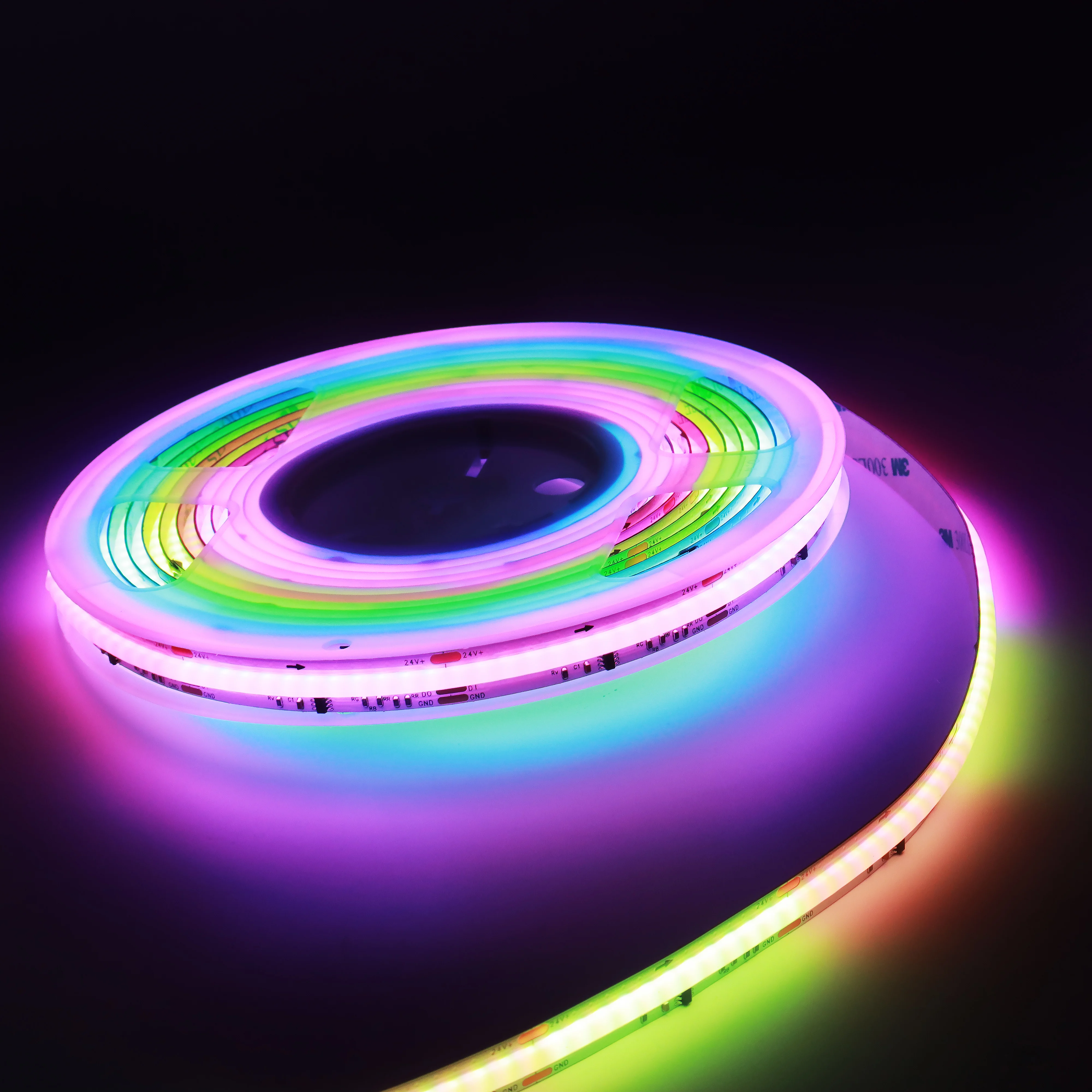 Dream Color Flowing COB RGBIC LED Strip Light 12v 24V Ws2811 Ws2812b Dimmable Flexible Full Addressable Strips Lights