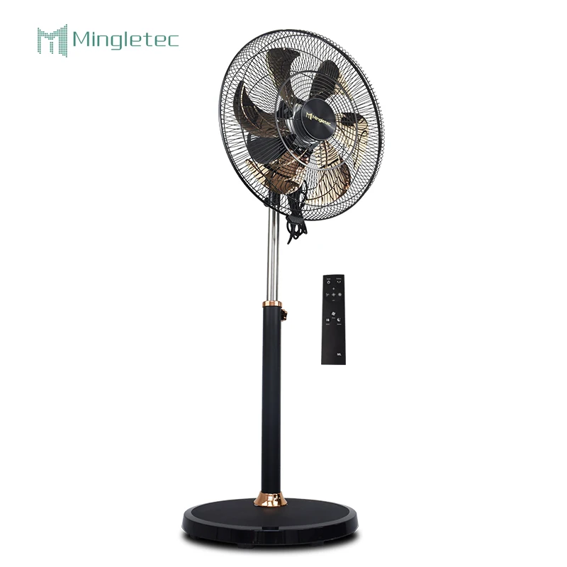 18 inch brushless dc Round Base standing fan with screen control