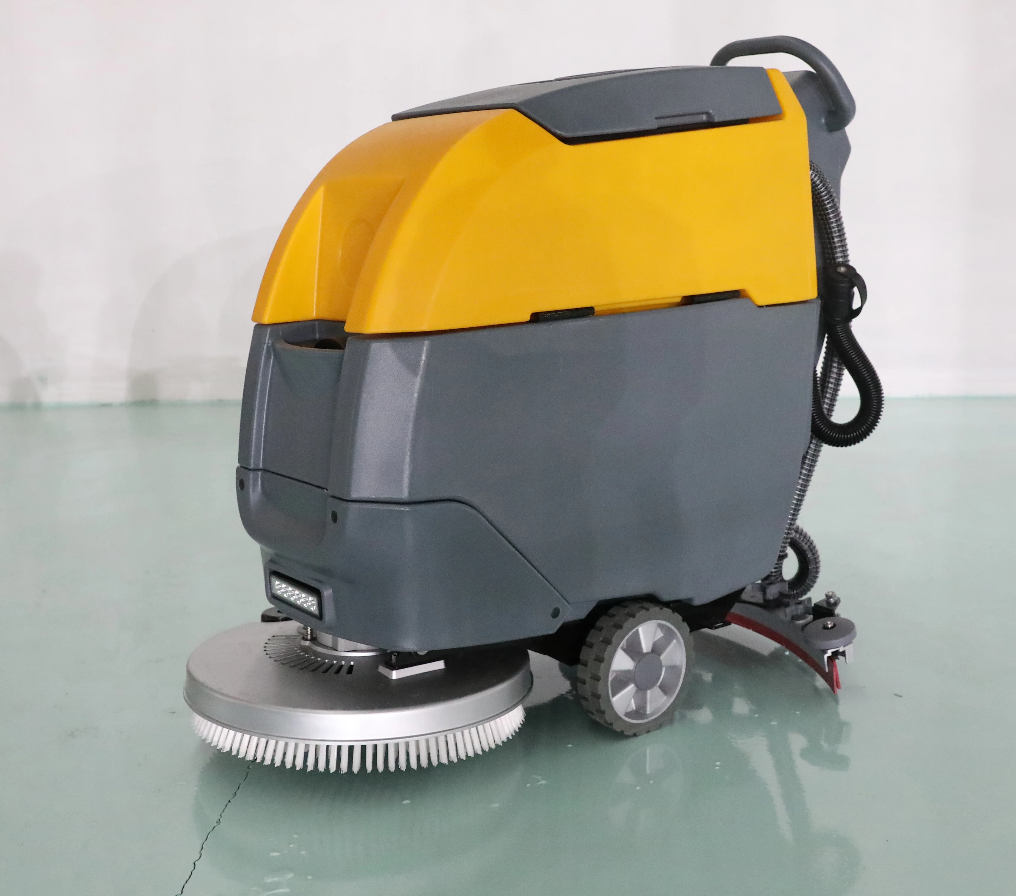 cleaning certified electric automatic cleaning floor scrubber for marble granite cement tile wood floors