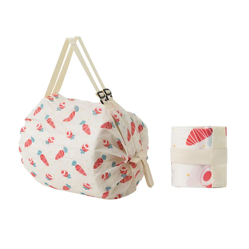 TLB-8R084  Portable foldable shopping bag waterproof handbag environmentally friendly shoulder bag backpack travel foldable bag