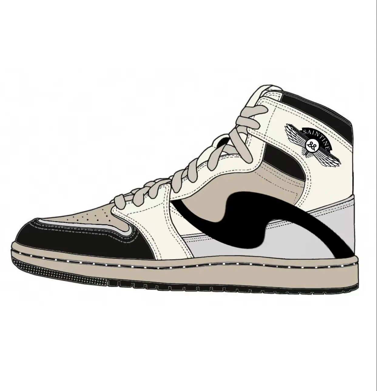 Высококачественная индивидуализированная Баскетбольная обувь с высоким верхом, Мужская Спортивная повседневная обувь, дизайн логотипа для изготовления вашего логотипа