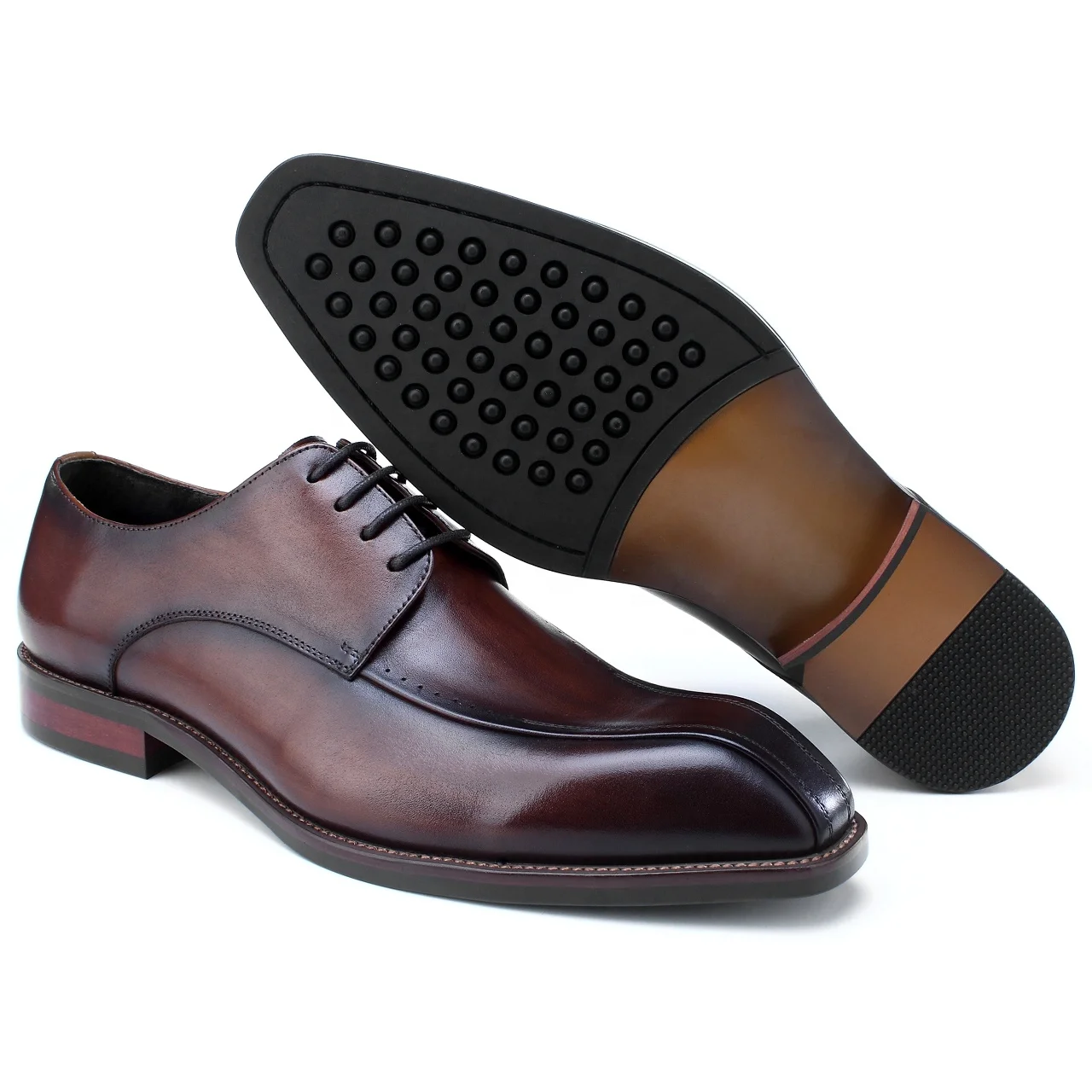 
2020 Hot Selling Popular Business Dress Shoes Casual Mens Party Cow Leather Shoe Wholesale Men Latest Derby Shoes 