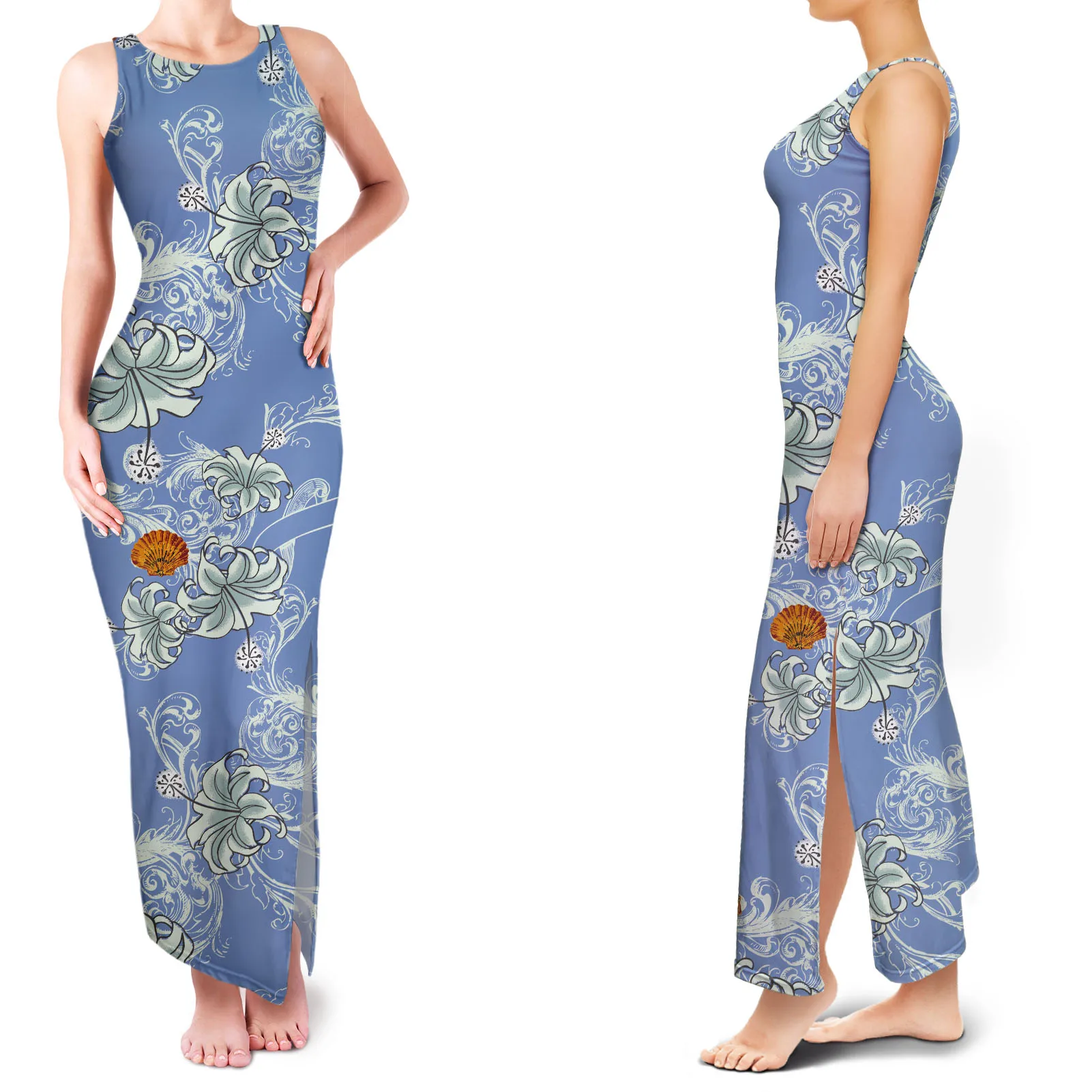 Женские облегающие платья-Макси