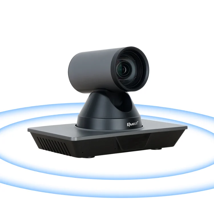 High Quality AI Capture 12X Optical Zoom 16X Digital Zoom PTZ Portable Conference Call Automatic Camera for Meeting Webinar