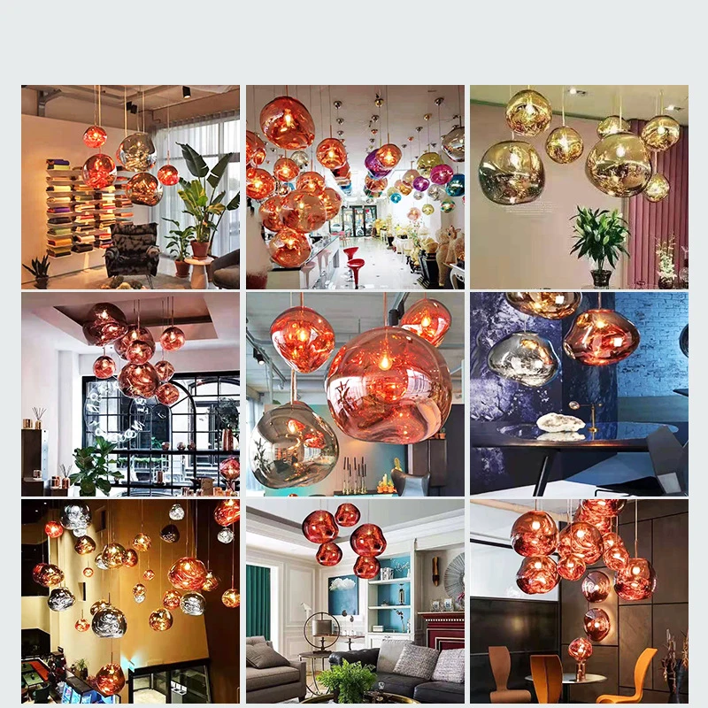 Nordic Post Modern Indoor Creative Art Design Bar Coffee Clothing Store Bed Room Led Decor Lava Chandelier