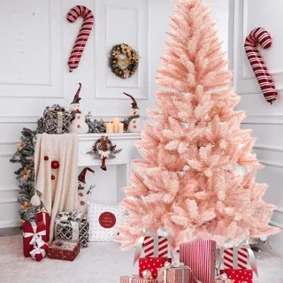 kerstbomen arvore de natal arbol de navidad comercial 7.5 Green Slim Artificial Led Christmas Tree