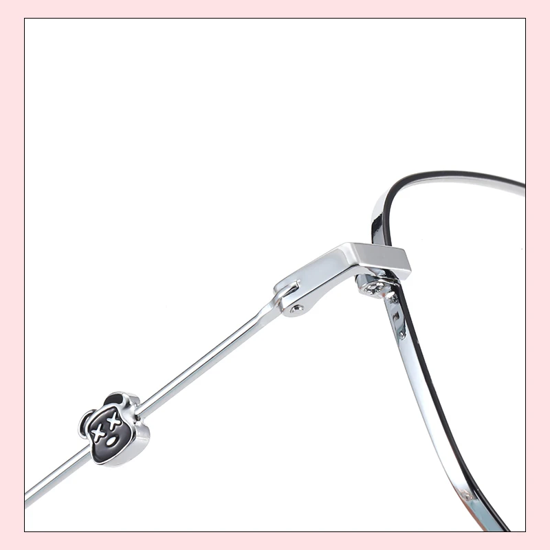 Square Optical Eyeglasses Alloy Frame Vintage Korea New Arrival Metal Frames Eyewear