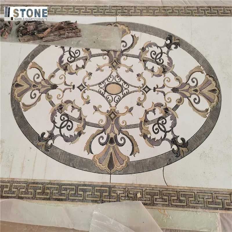 
marble medallions cheap veitnam factory home decoration 