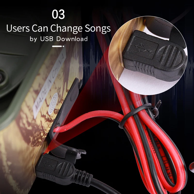 Hot Sale High Quality Multi Quail Audio Sound Bird Mp3 Caller Device with Hunting Remote Control