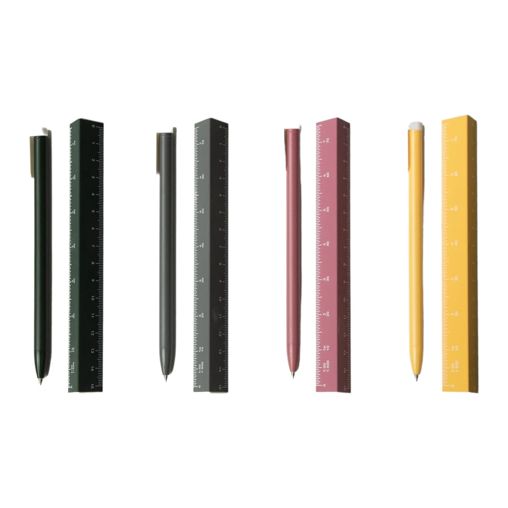 BUCKOOFLY Factory wholesale stationery custom design plastic acrylic drawing ruler