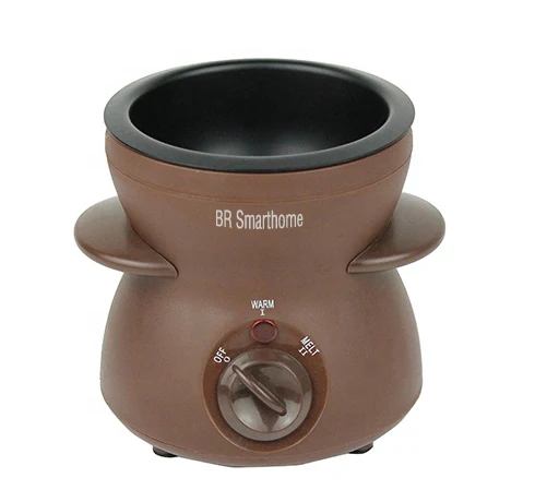 Professional Electric Chocolate Wax melt Warmer Cheese Warmer Chocolate Fondue Set Chocolate Melting Pot