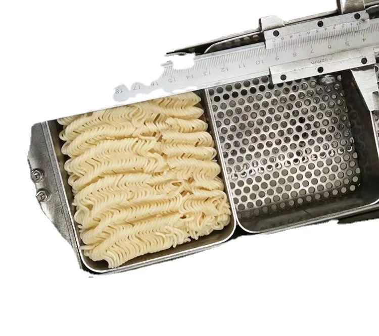 small scale semi-auto fried instant noodle production line