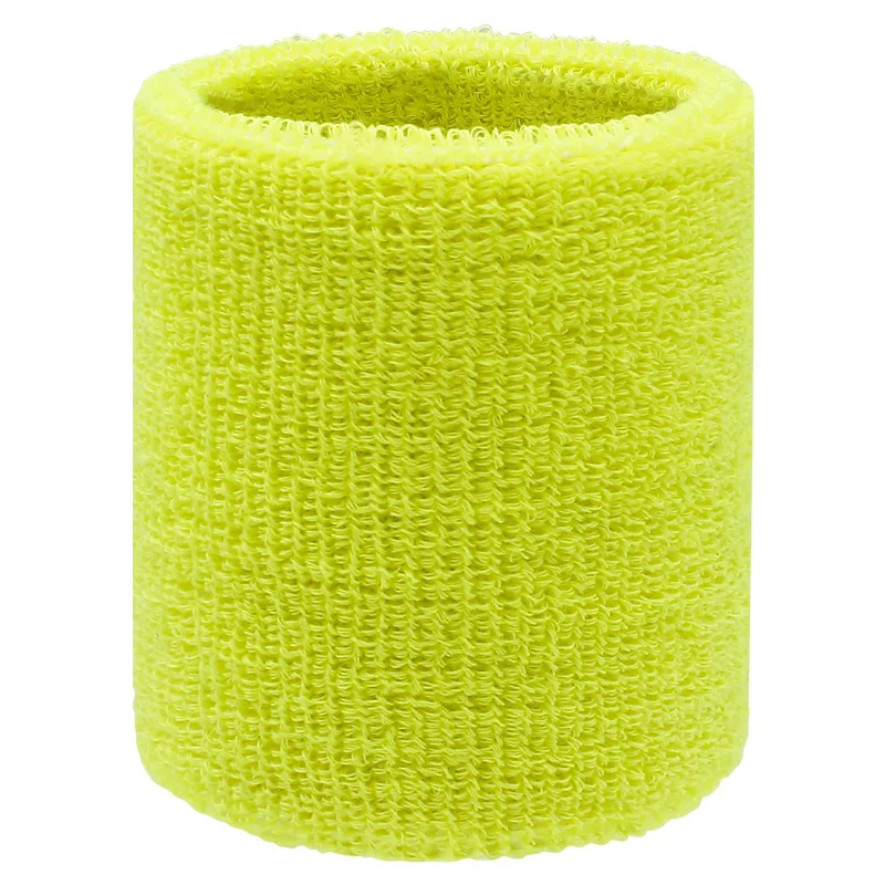 2024 Custom Logo Wrist Sweatbands Breathable Tennis Sports Wrist Sweat Bands Cotton Sweatband