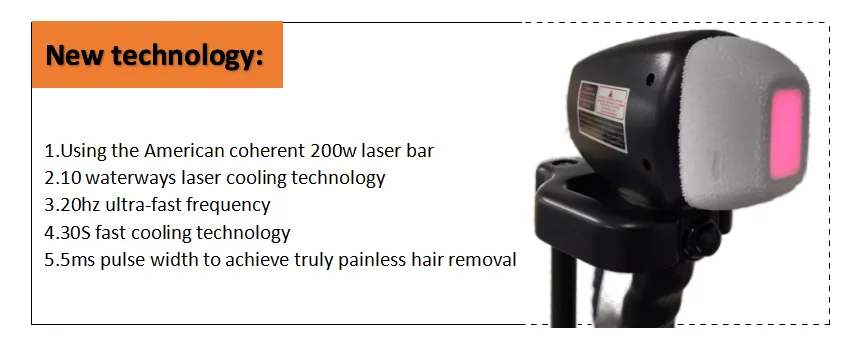 Medical CE Trio755nm+808nm+1064nm three wavelength diode laser hair removal machine