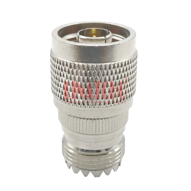 50 Ohm Car Radio Antenna Converter Brass RF N Connector N Male to UHF Female