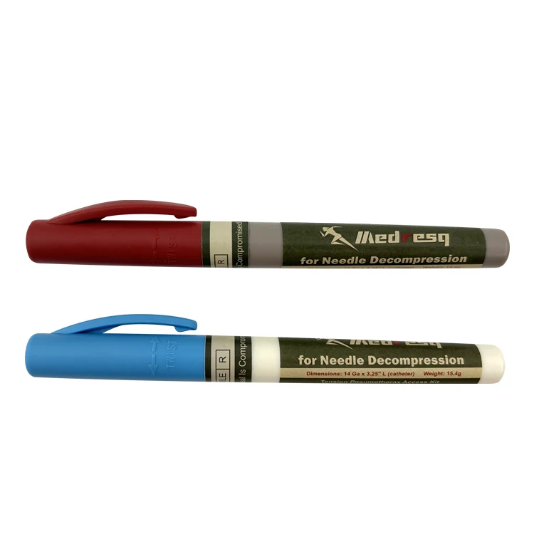 Medresq Factory Supply  Medical  10Ga Chest Tension Needle Decompression Needle for Chest Tension Pneumothorax