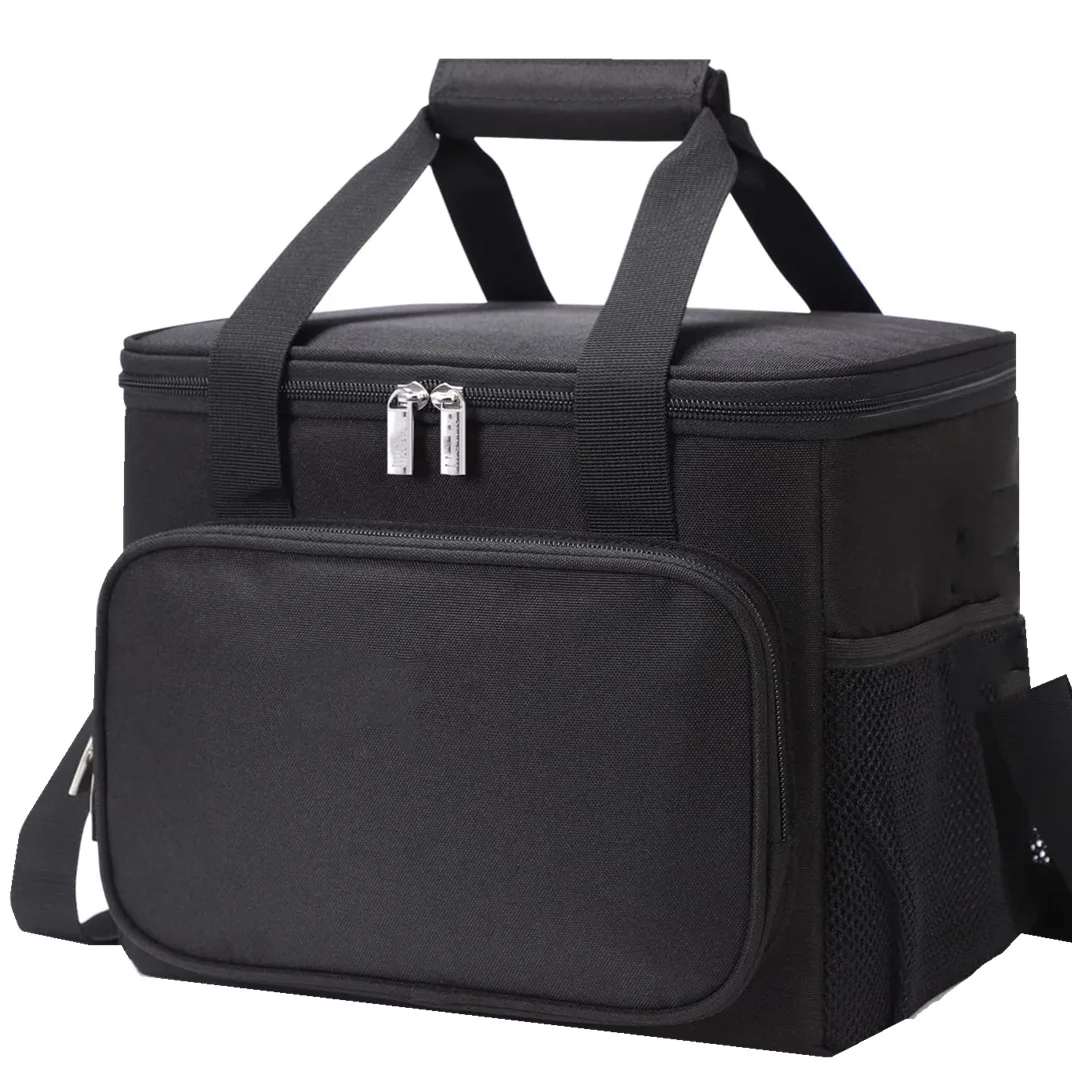 Custom Portable  Printed with Logo Large Wholesale  Waterproof Insulated Tote Bag Thermal Lunch Cooler Box Bag For Men Women