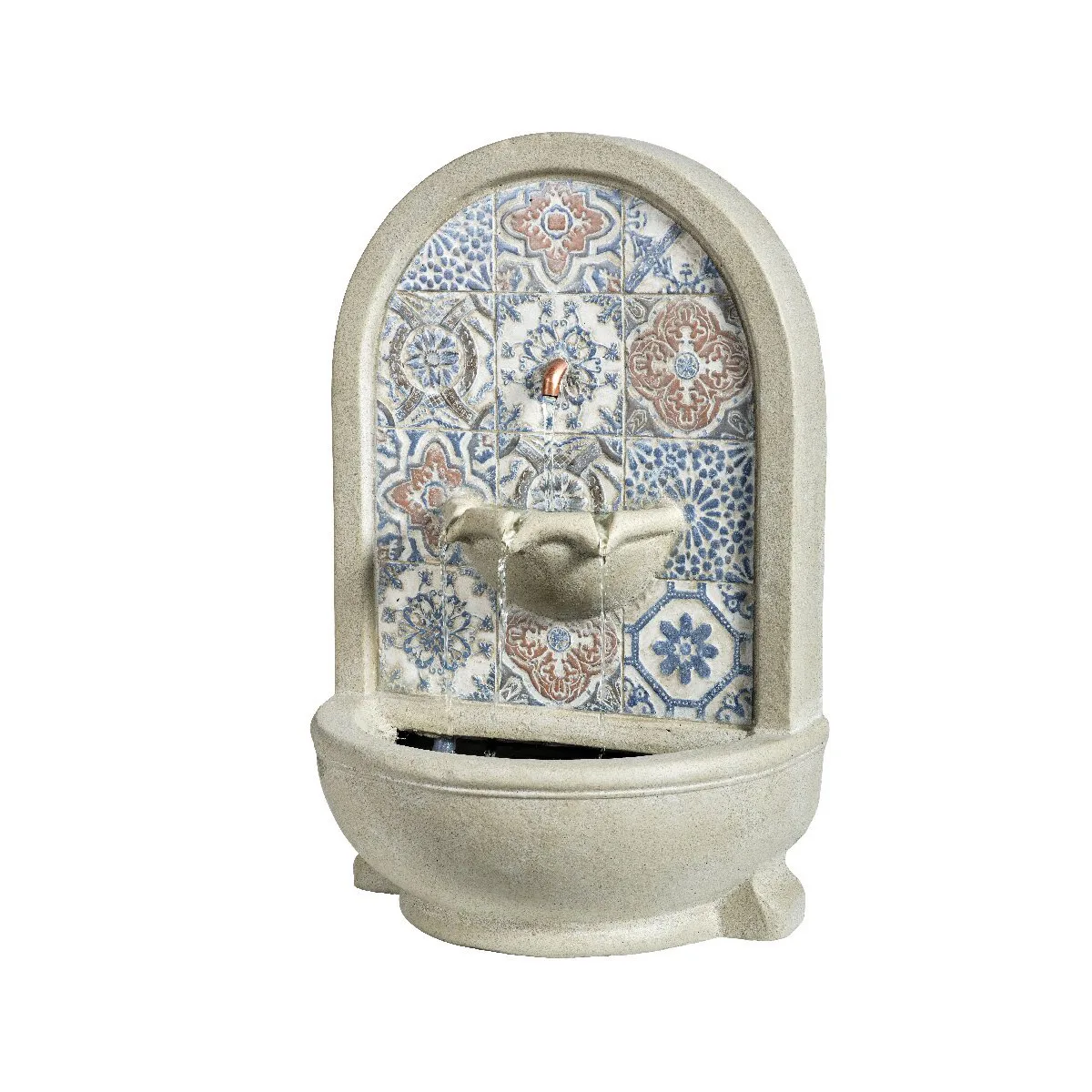 Tiled Arch Fountain Resin Wall Fountain Garden Fountains