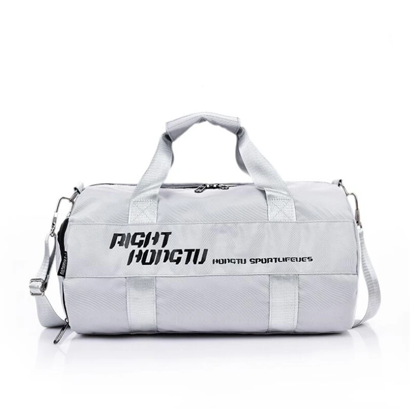 Factory direct supply premium polyester gym bag  personalised duffle bags gym with custom print