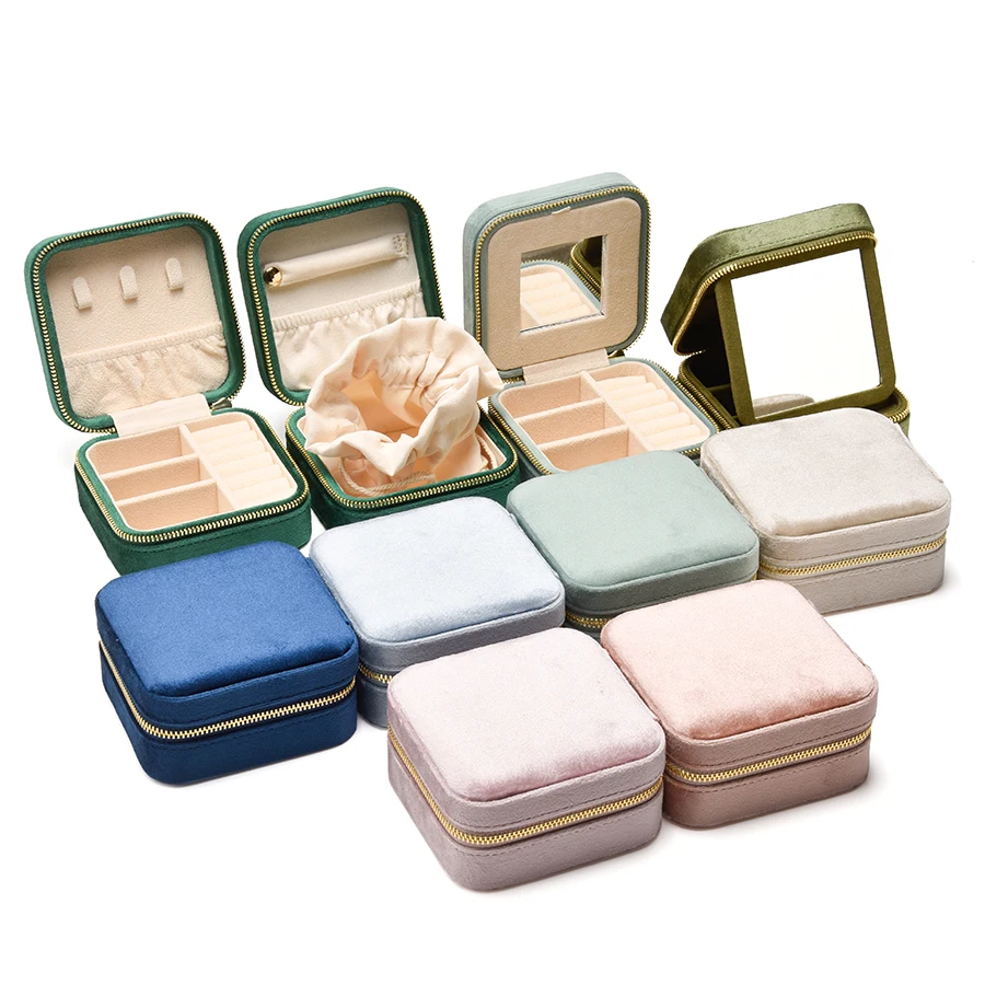 Custom logo small microfiber suede necklace pendant earring portable organizer envelope pouch jewelry storage bag