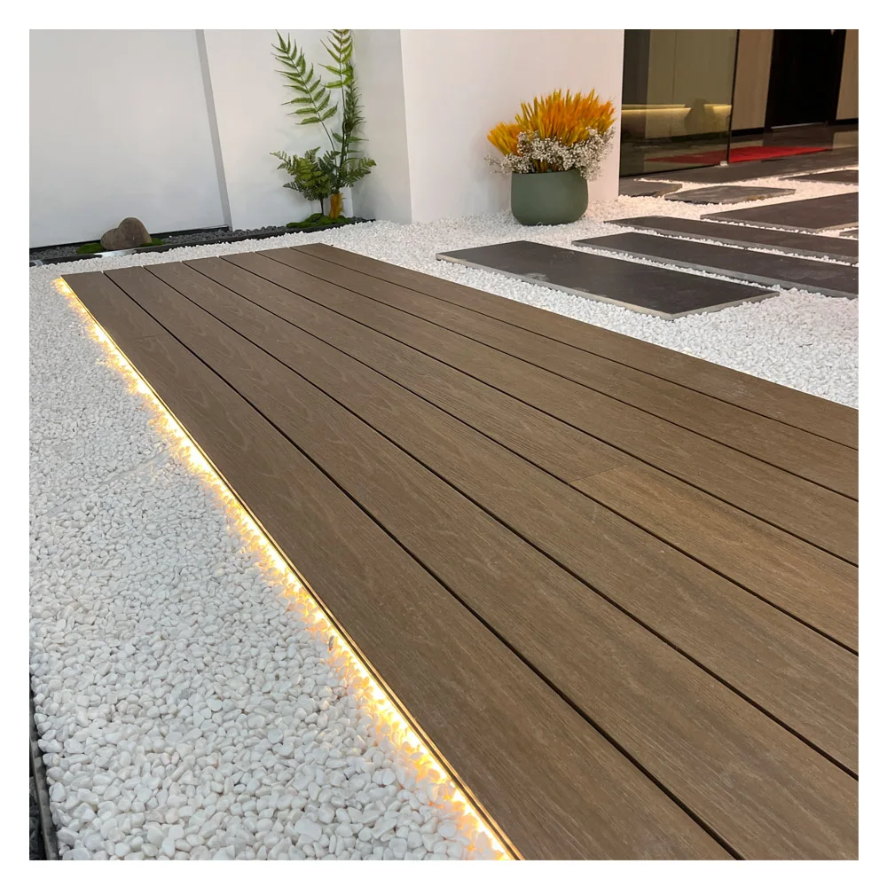 Wpc Co-extrusion Decking Flooring WPC Terrace Decking Tiles