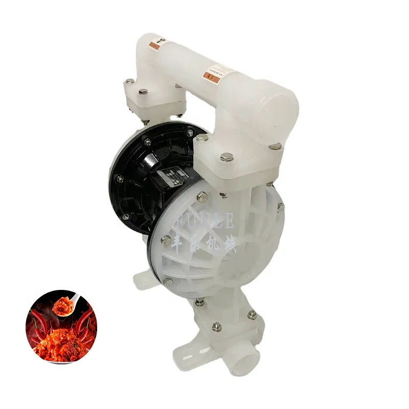 Hot sale Pneumatic diaphragm pump for conveying food grade granular sauce