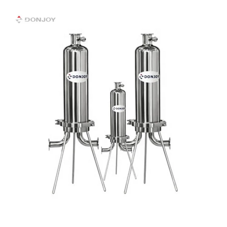 DONJOY PP PE filter element single core filter stainless steel water filter housing