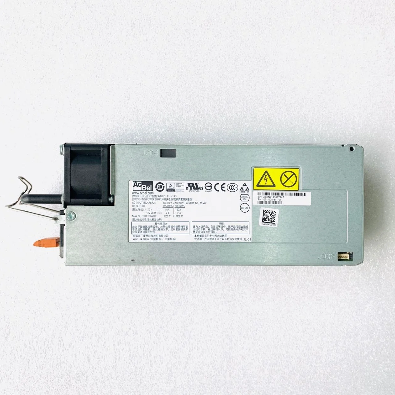 In Stock 071-000-611-01 Power Supply 1100W for EMC UNITY 500/600 Switching Power Supply 071-000-611