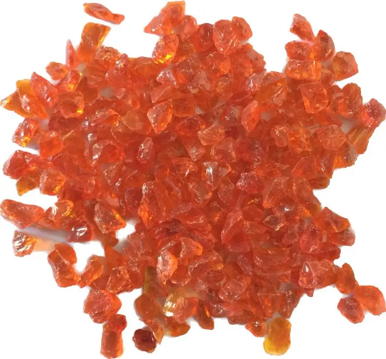 Decorative Irregular Shapes landscape Glass Chunks  Recycled Crushed Glass Chips  Glass Stone For  Garden Decorative