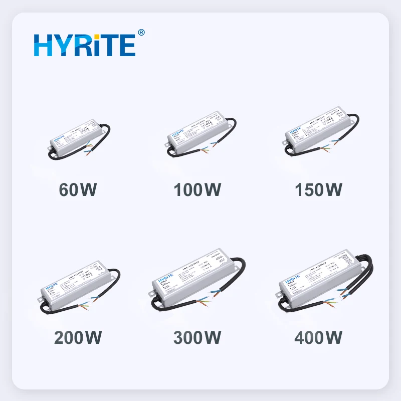60W 100W 150W 200W 250W 300W 360W 12V 24V 36V 48V Waterproof IP67 Switching LED Power Supply LED Driver