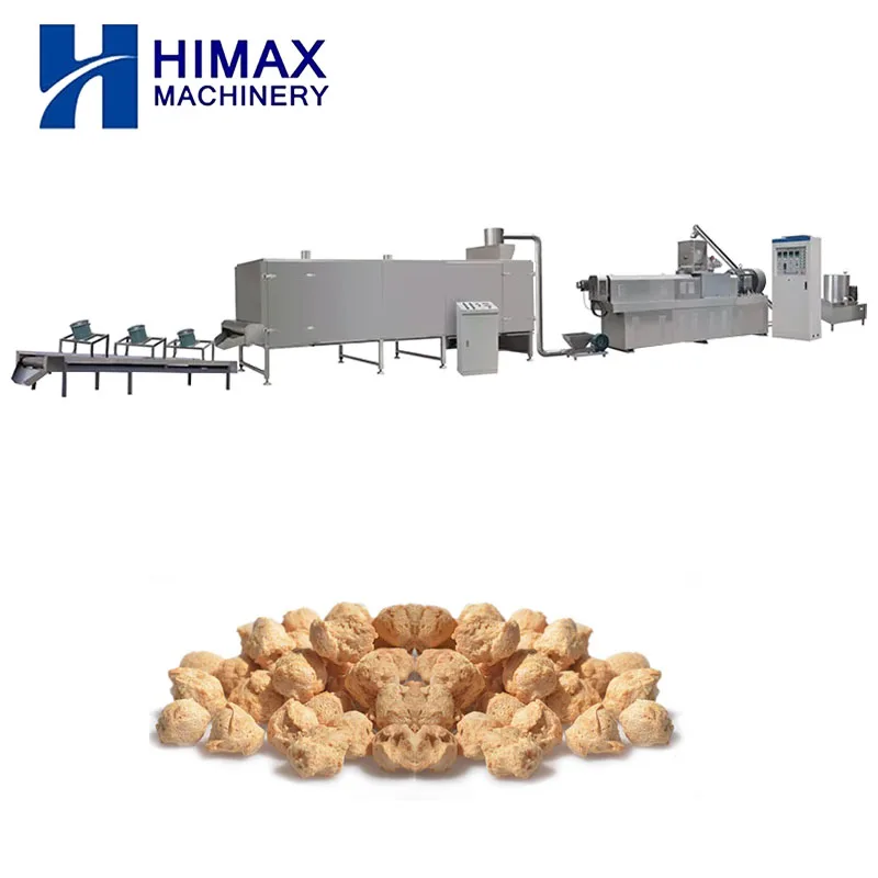 High Protein Tvp Soya Extruder Machine Textured Soya Protein Machine Vegetarian Soy Protein Meat Food Equipment