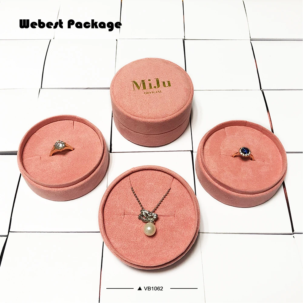Webest Package round jewellery packaging small wedding gifts box for guests