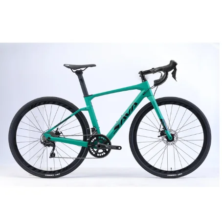 2022 China factory SAVA popular 700C 18Speed carbon fiber frame hydraulic disc brake road bike bicicleta bike gravel bik